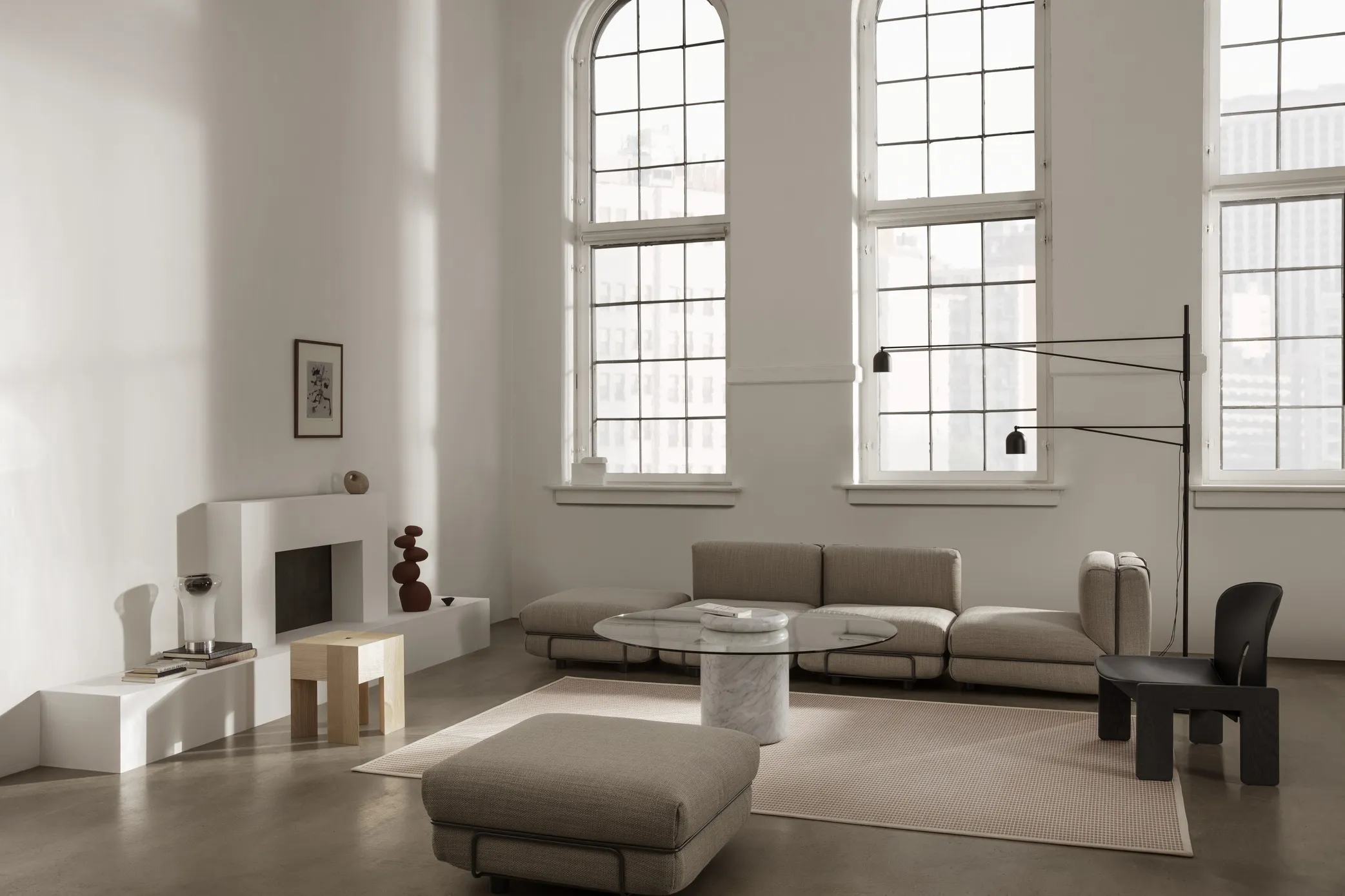 Кресло Scarpa_925_Lounge Chair_Mocca stained ash_London leather_Packshot #2