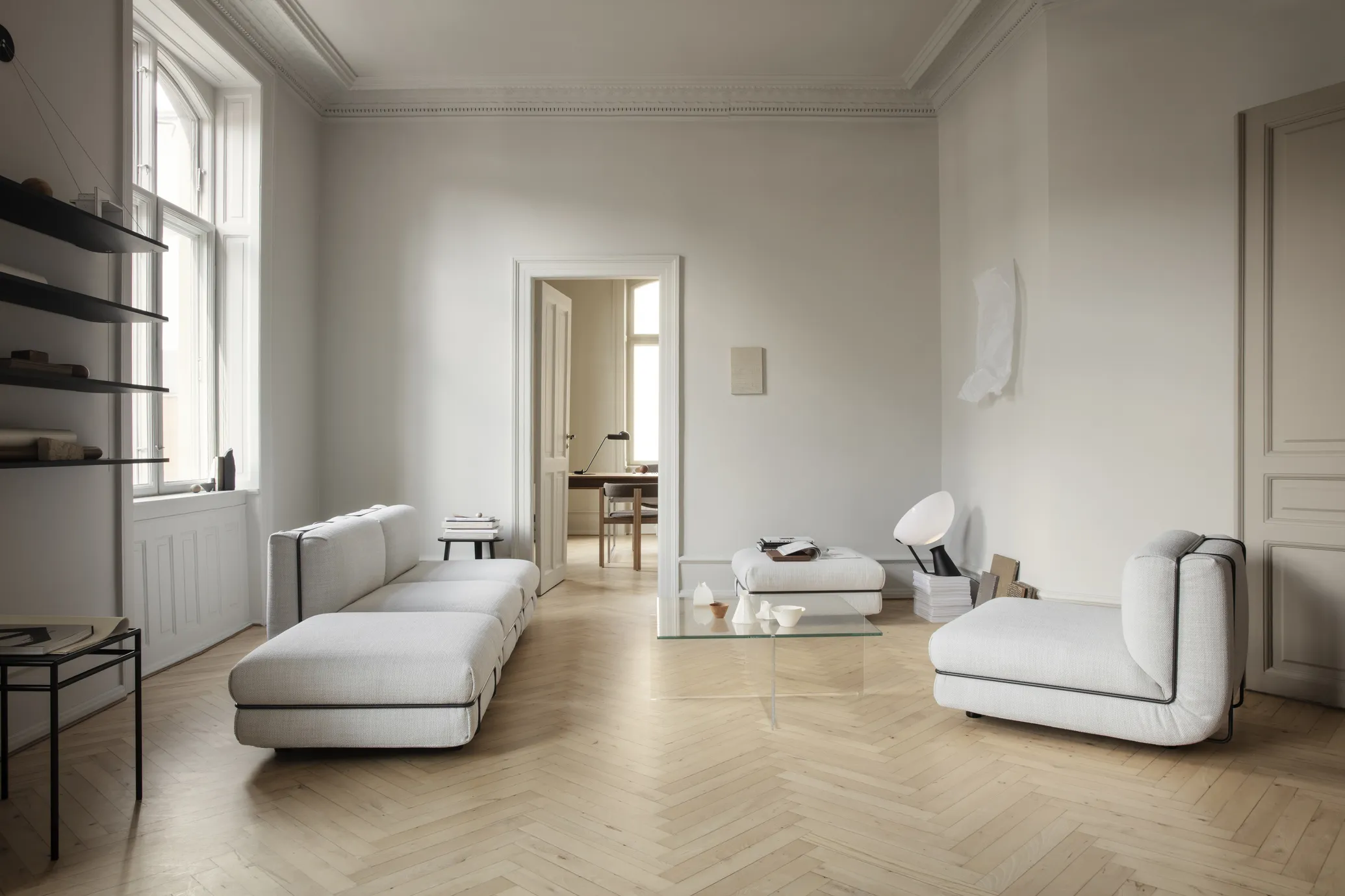 Стеллаж Libreria_Pensile_Black #3