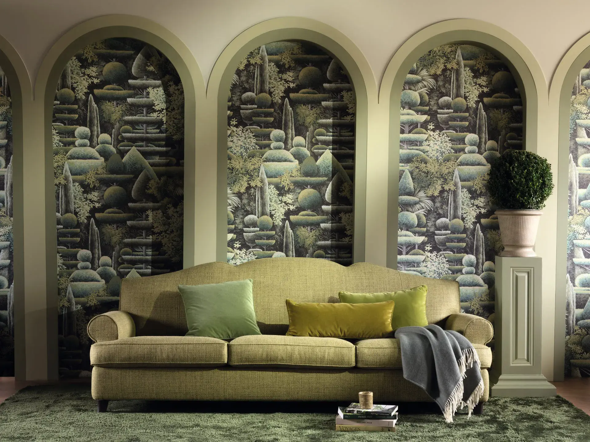 Обои для стен Pierre Frey Jardin A La Francaise Wallpapers FP274001 #2