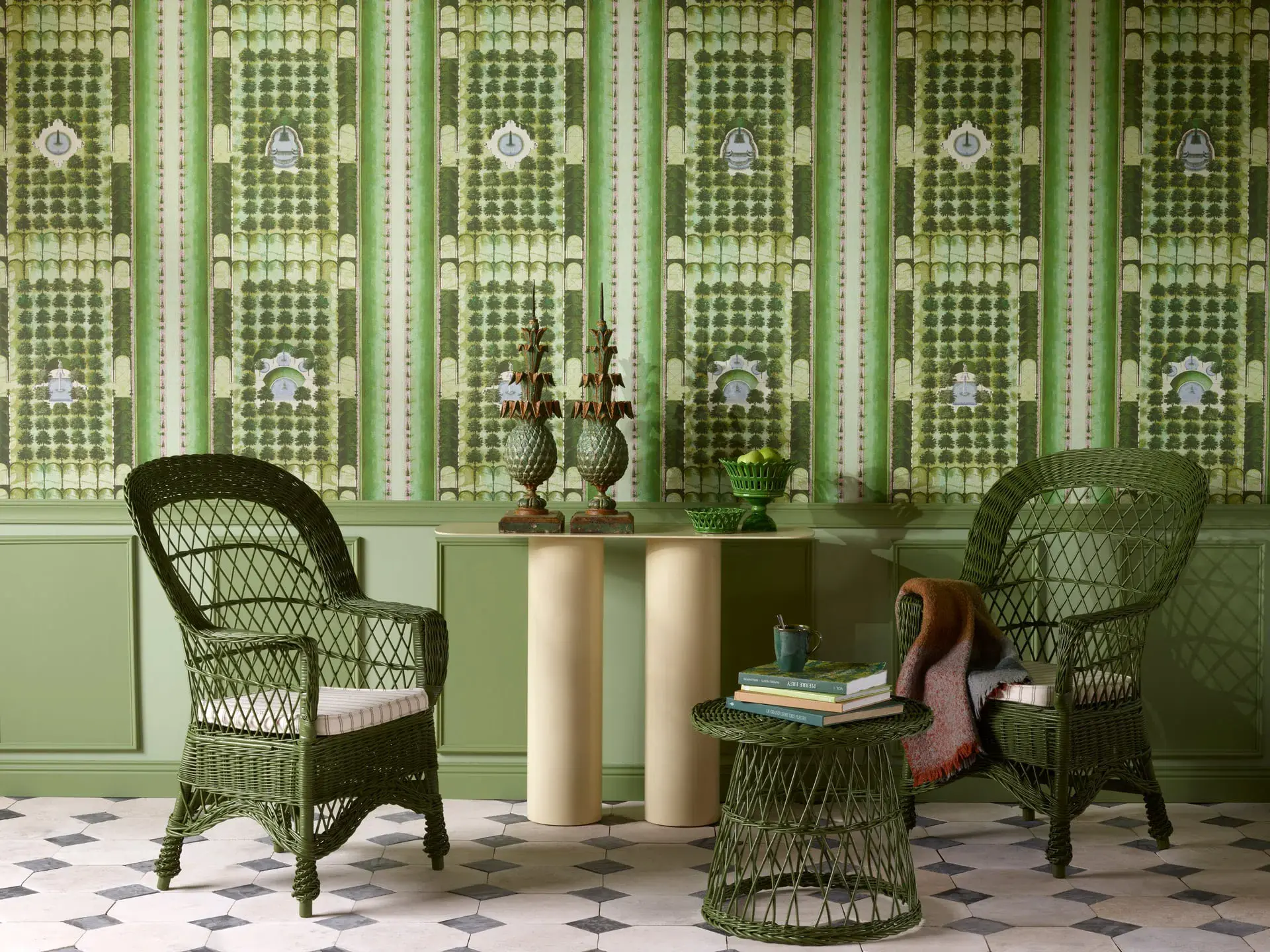 Обои для стен Pierre Frey Jardin A La Francaise Wallpapers FP275001 #2