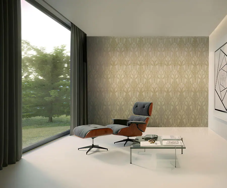 Обои для стен Luigi Bevilacqua Walls 237-94400-MILKY-GREEN #3